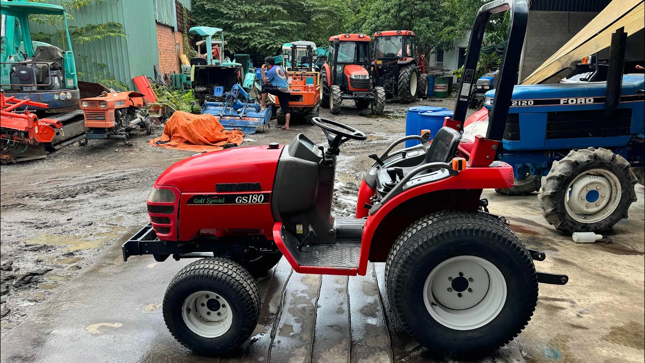 Máy Cày MINI Golf Sibaura-GS180 / YANMAR-AF180 Trợ Lực Lái