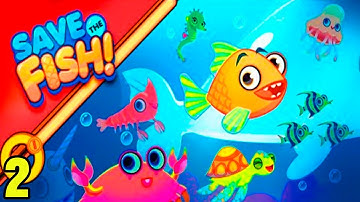 Best Fun Fish Puzzle Game Mobile Save The Fish! Android ios Gameplay Part 2