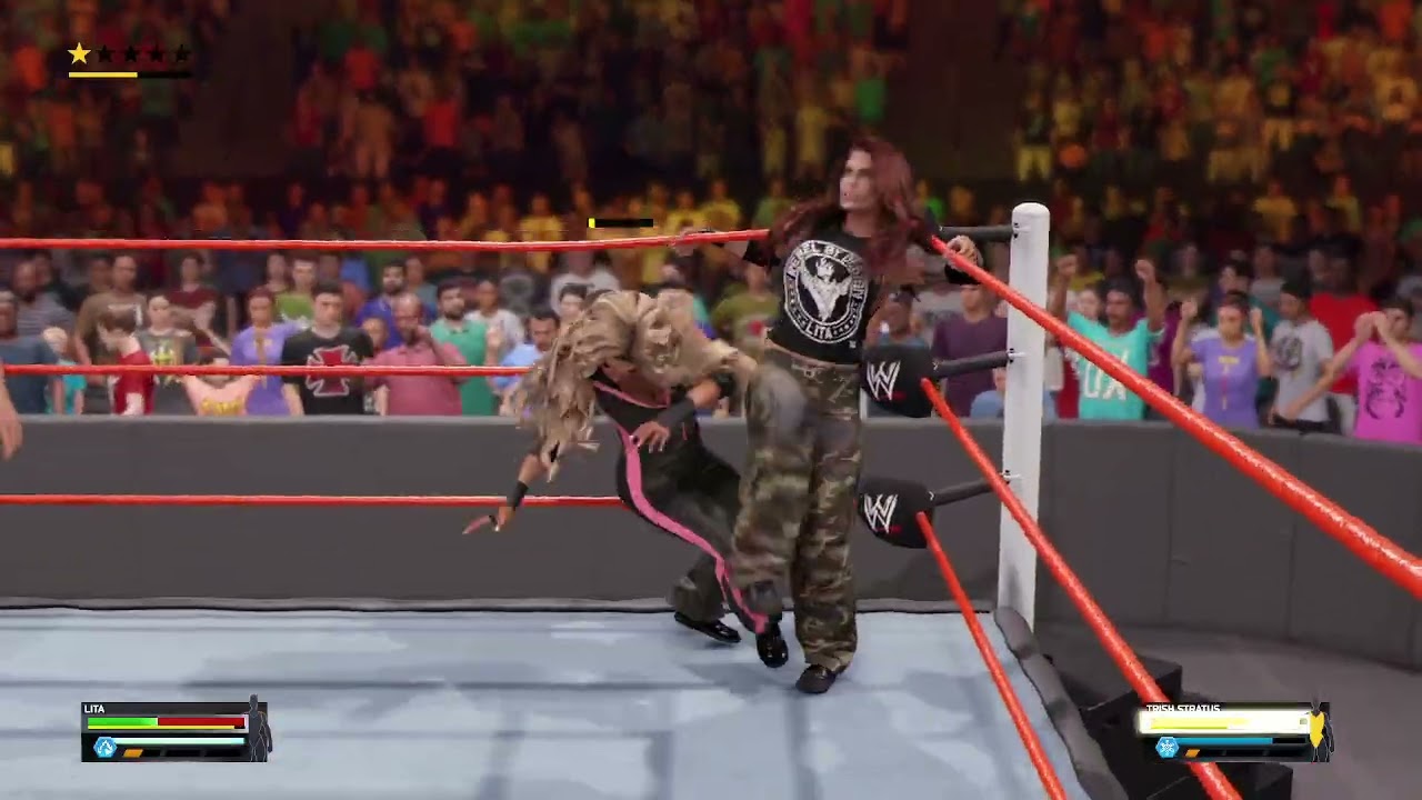 wwe 2k25 trish stratus vs lita