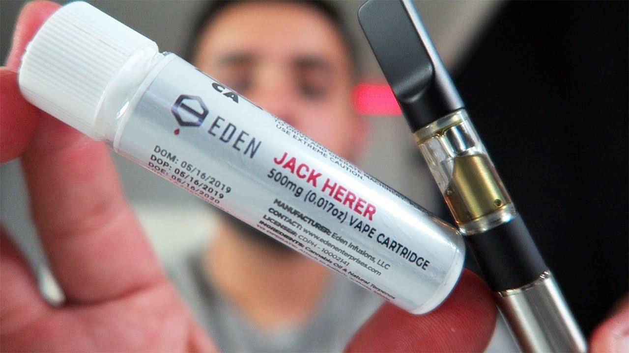 EDEN *JACK HERER* VAPE CARTRIDGE REVIEW!! YouTube