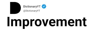Improvement Synonyms | Thesaurus | Similar Words 