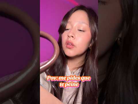 Te peino pero en secreto 🤫 #asmr #roleplayasmr #roleplay #peluqueria #personalattention #shorts
