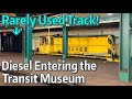 ⁴ᴷ⁶⁰ Diesel Locomotive entering the Transit Museum on Rarely-Used Track A2