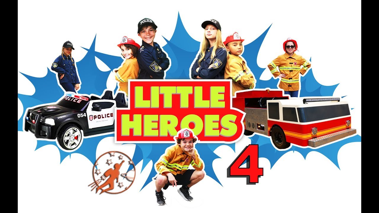 kid cops vs robbers Little Heroes Rescue Squad 4 - The Unicorn Donuts, The Kid Police Heroes and Bezzler