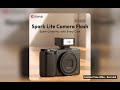 Ulanzi SL01 SL02 Mini Camera Flash Light SpeedLite GN8 6500K for Canon Sony Nikon Fuji Camera DSLR V