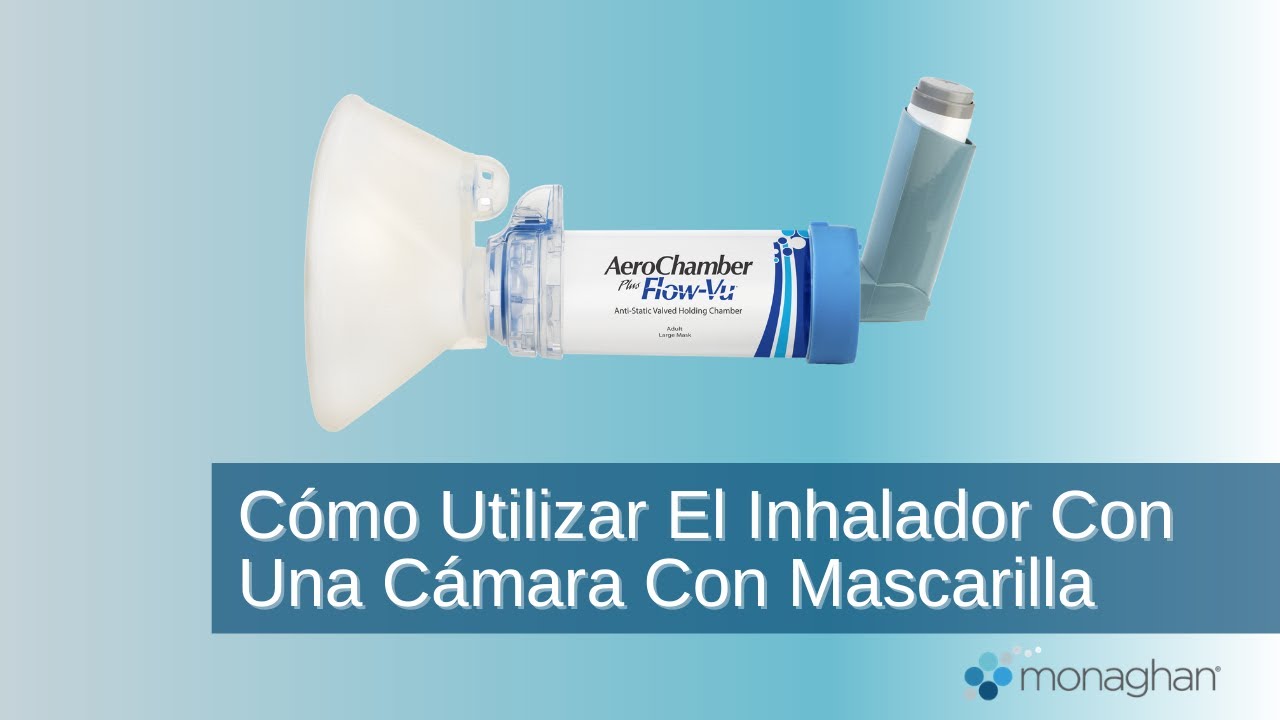 Consejos para usar el inhalador con cámara y mascarilla en los más pequeños