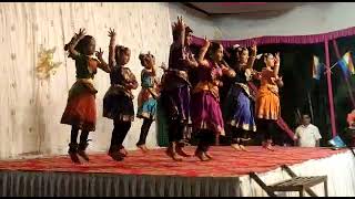 Jwalamalini Devi Dance by Small Children&#39;s @ Kollapur Jain mutt