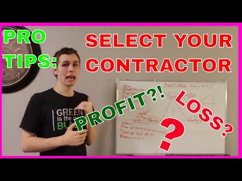 How to Select a Contractor