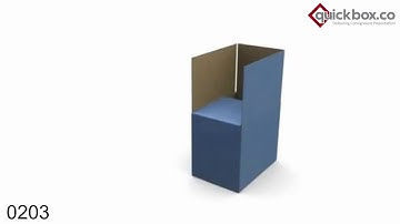 Box Styles explained, Fefco 0203