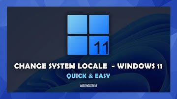 Windows 11 - How To: Systeemlandinstellingen wijzigen - (Snel en eenvoudig)