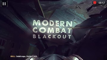 Starting Gameplay of MODERN COMBAT 5 : BLACKOUT