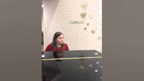 Stephanie Playing at Banner Heart Hospital