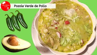 Pozole Verde de Pollo-Cocina Delicioso con Alejandra