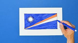 How to draw the Flag of Marshall Islands @ArtForAll