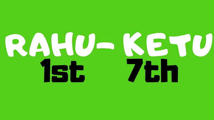 Rahu 1st House/Ketu 7th House Axis  in Vedic Astrology