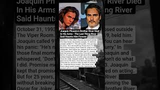 River Phoenix’s Final Warning to Joaquin — The Words That Saved His Brother’s Life