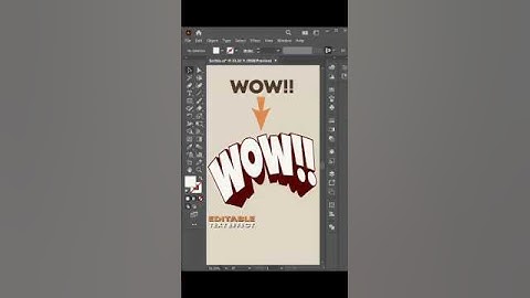How to create a Editable text Effect in illustrator  #shorts  #tutorials