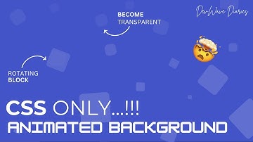 Easy Pure CSS Animated Background Effect | CSS Animation | Background Effect | Nth Child Property