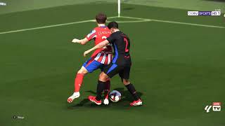 PES 21 ULTRAREALISM Atletico Madrid - FC Barcelona x 2 (superstar difficulty)