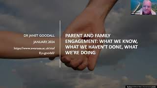 What We Know, What We Haven’t Done, Where We’re Going: Parent Engagement Webinar January 2024
