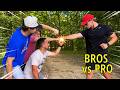 Pro vs Bros DISC GOLF BATTLE!!