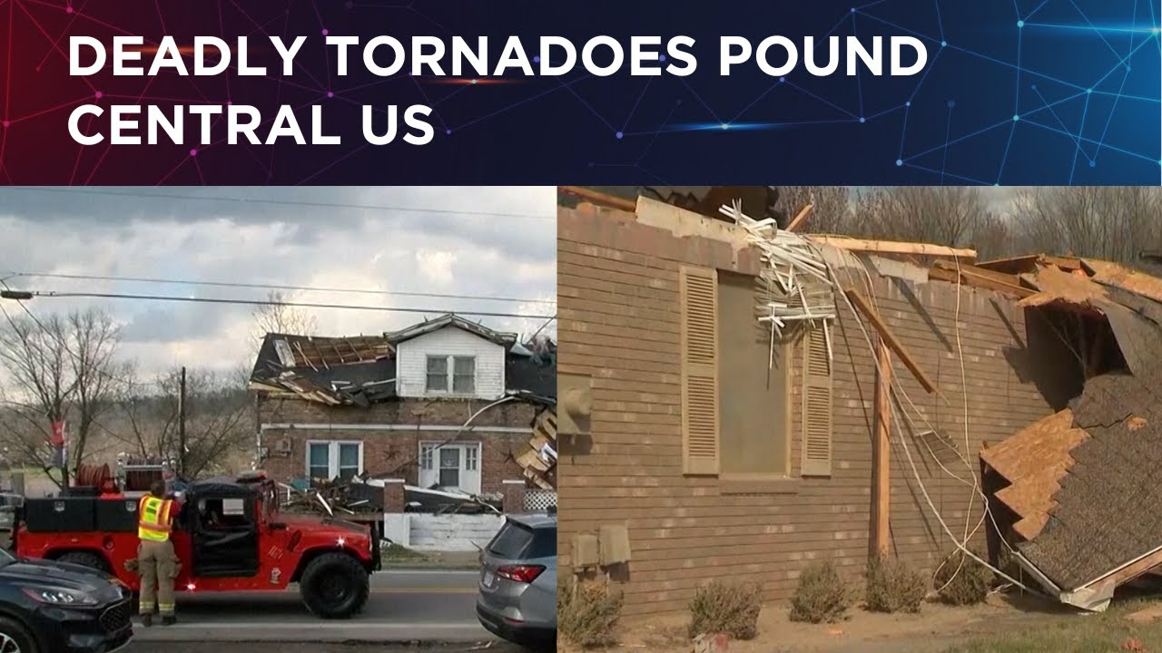 Huge Tornadoes In Central US | Storms Knock Out Power In Thousands Of ...