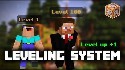 How To Make A Leveling System With Commands | MCPE Tutorial