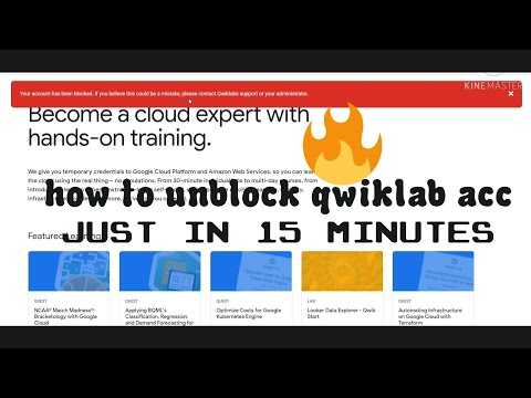 How to unblock your Qwiklab account | just in 15 minutes | Google cloud