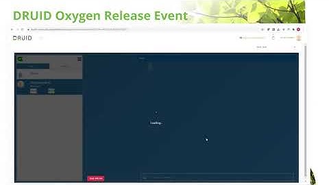 DRUID Oxygen Release Event - New features