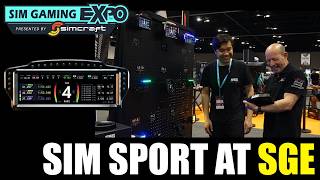 SSG SimSportGadget Booth Tour from Sim Gaming Expo – Dash Displays, Smart Accessories & Sim Hardware