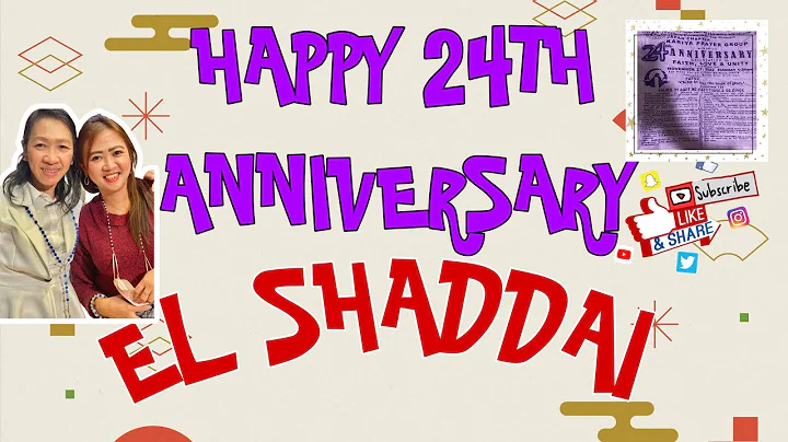 HAPPY 24TH ANNIVERSARY EL SHADDAI|CATCHARI...  MOV...