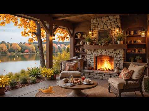 Cozy Autumn Atmosphere Warm Crackling Fireplace With Soothing Piano Music Cozy Autumn Atmosphere Warm Crackling Fireplace With Soothing Piano Music