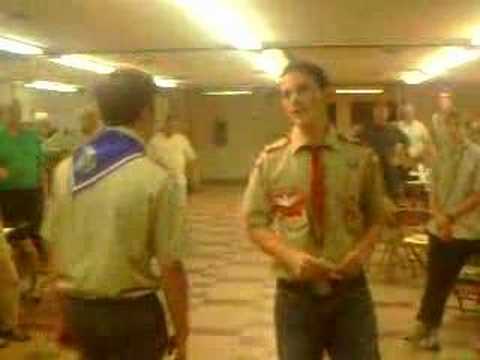Boy Scouts Singing At Court of Honor - YouTube