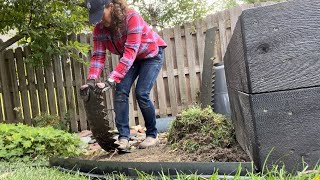 Veggie Garden Glow-Up Part 3: Installing Edge Right Landscape Edging | Here She Grows
