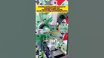 A copper busbar bending machine specially developed for automot