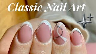 Classy Elegant French Tips Tutorial ✨💅 Occasion Nails 
