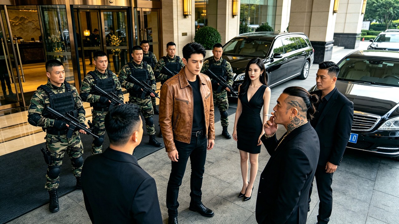 千金被街霸追殺，情急之下抱住窮小夥求助，眾人都以為他無力反抗，誰知小伙一句話，街霸當場下跪，他竟是深藏不露的頂級大佬！🚀 Top Chinese Dramas #shortfilm