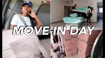MOVING VLOG: First Look at the new Apartment, Shop with me at Target, Moving Fail | Tanicha Rose