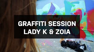 Graffiti Session: LADY K & ZOIA by Bombing Science 5,298 views 2 years ago 1 minute, 51 seconds