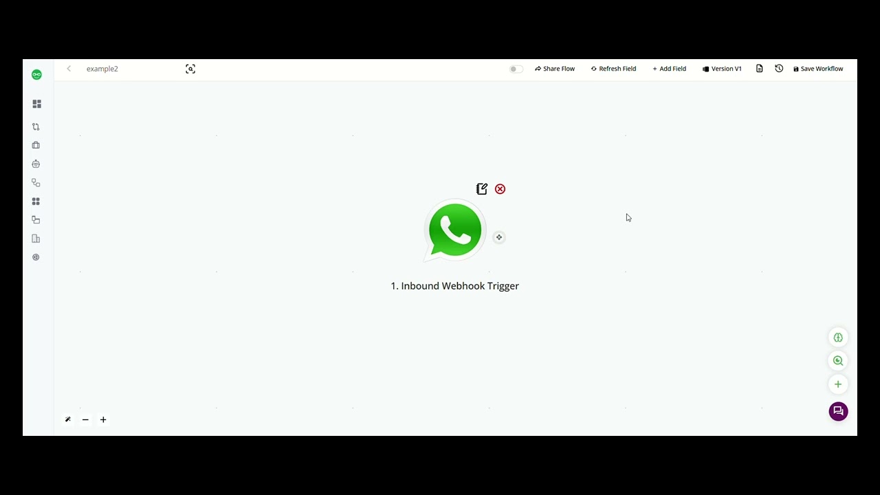 Trigger WhatsApp Botflow via Inbound Webhook - YouTube