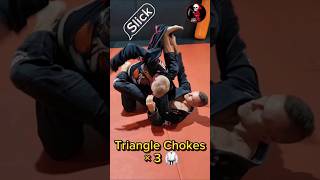 Triangle Chokes - ×3 set-ups        @Jiu_Jitsu