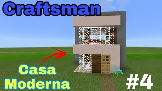 🔴 Como construir uma Casa🏡rosa com piscina🏊‍♀️no Craftsman e