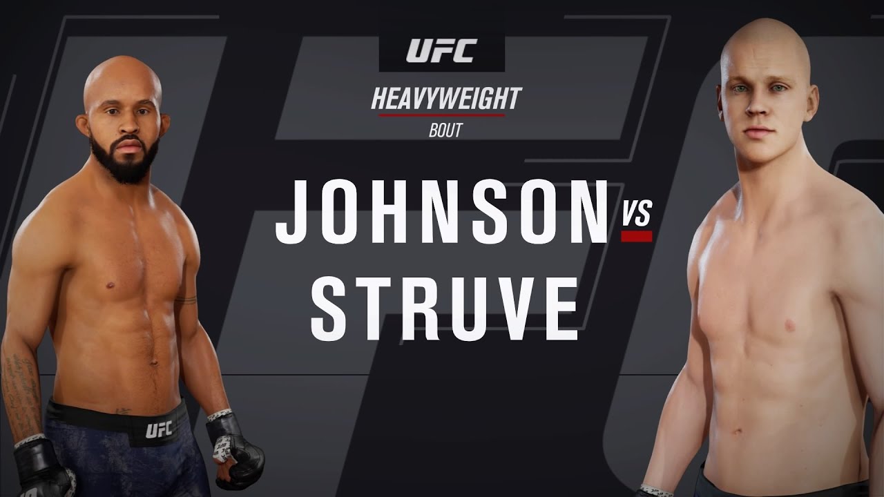 UFC Smallest Fighter Ever Vs. Biggest Fighter Ever - OPEN WEIGHT! (Johnson  Vs. Struve - UFC 3) 