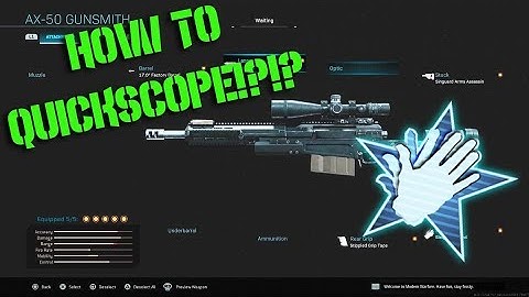 How To Quickscope In Modern Warfare! All 3 Sniper Rifles!