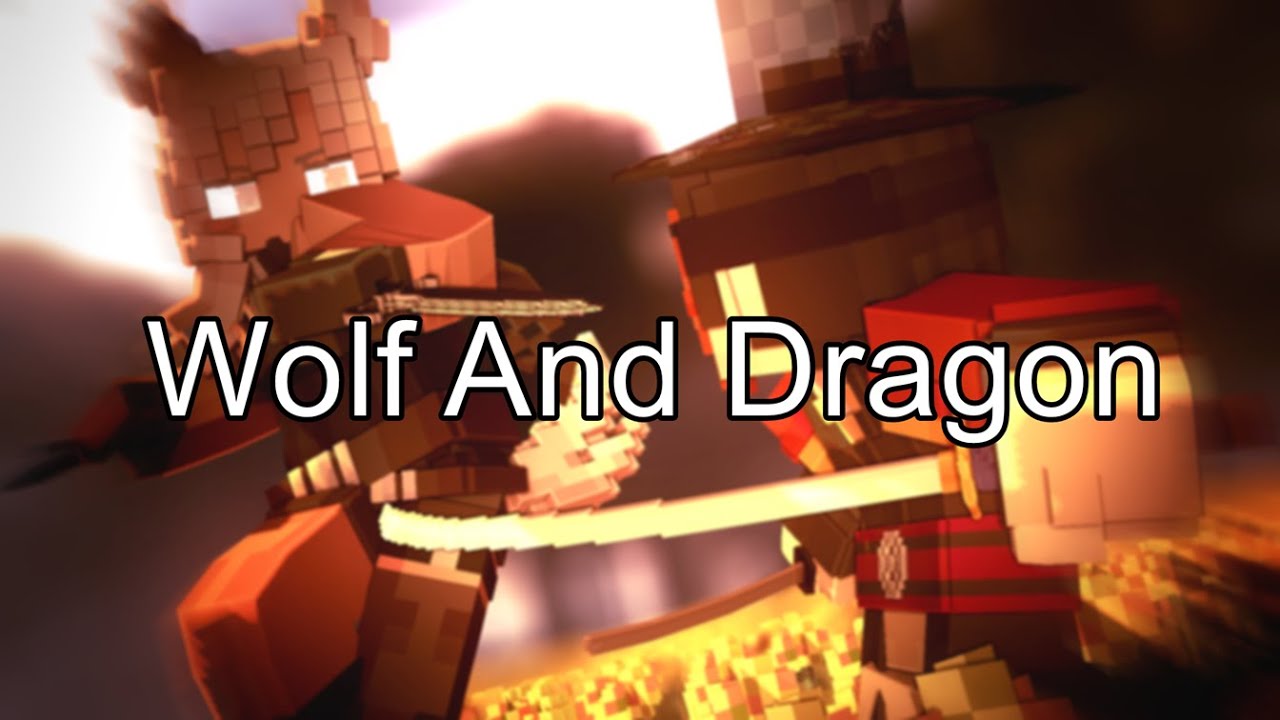 Wolf and Dragon [ Minecraft animation/Mineimator ] - YouTube