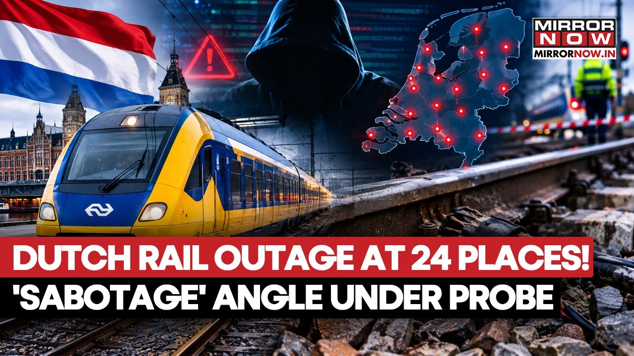 Dutch Rail Sabotage: Major Train Outage Hits 24 Locations In Netherlands, Cops Launch Probe | WATCH