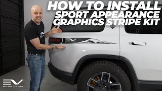 Rivian R1T / R1S Sport Appearance Graphics Stripe Kit - Installation Guide Step-by-Step Instructions