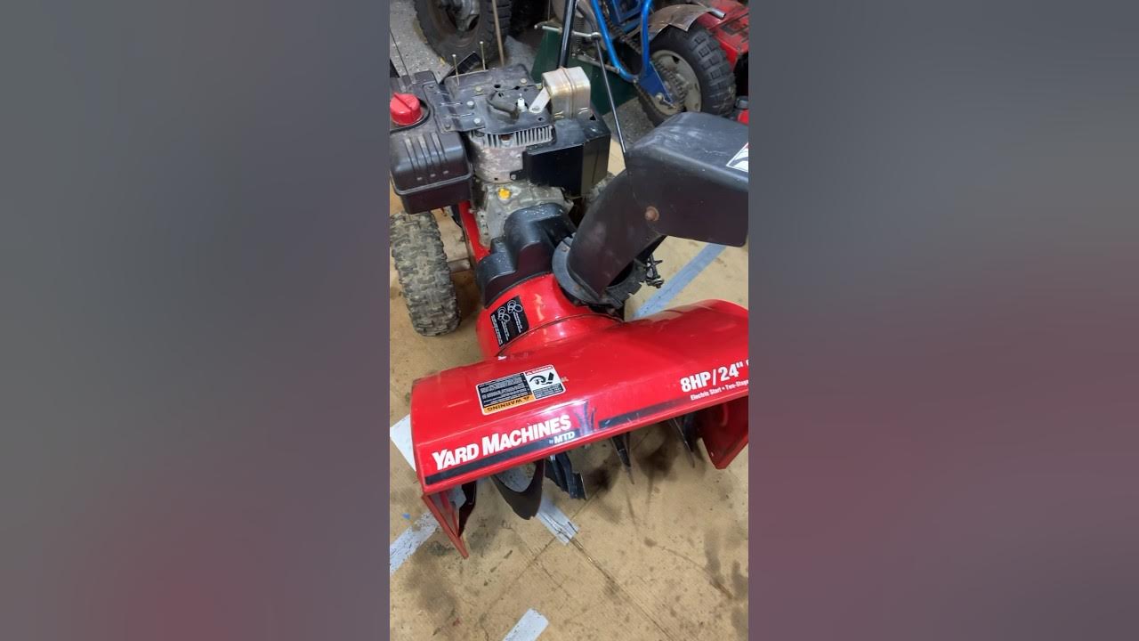 snowblower motor seized, find out why in full video. diy motor 