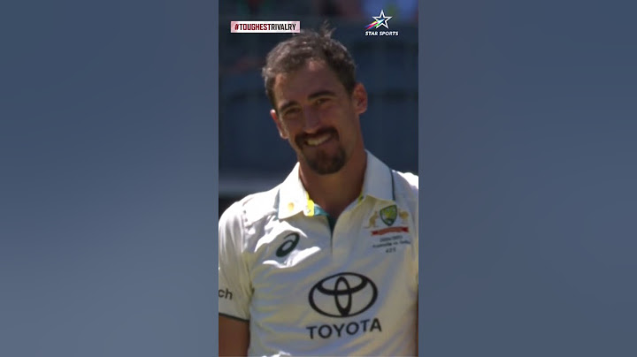 #MitchellStarc took notes from the 1st Test against #Jaiswal!"