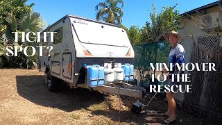 How to get your caravan into a tight spot - Gen X mini mover 2